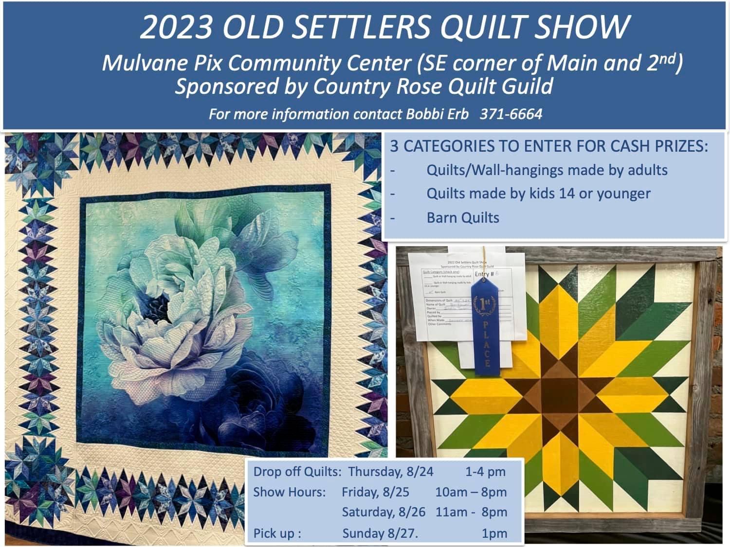 Mulvane Old Settlers Quilt Show