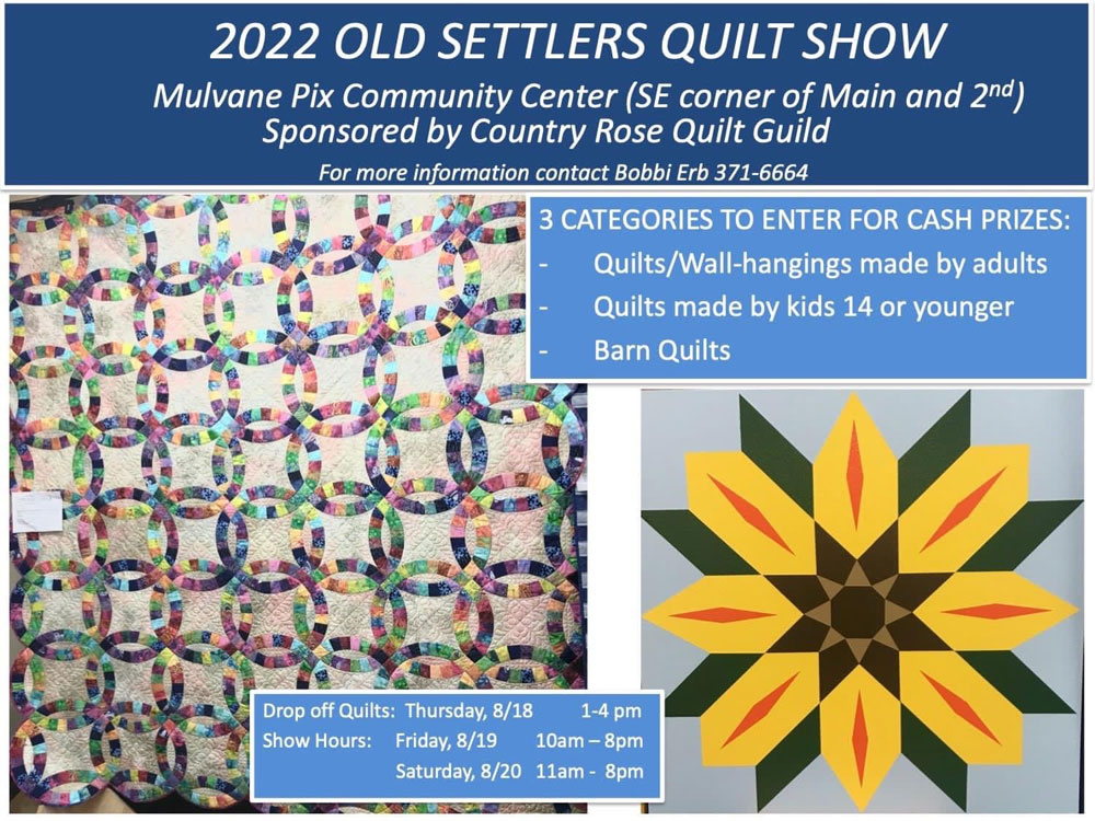 Mulvane Old Settlers Quilt Show